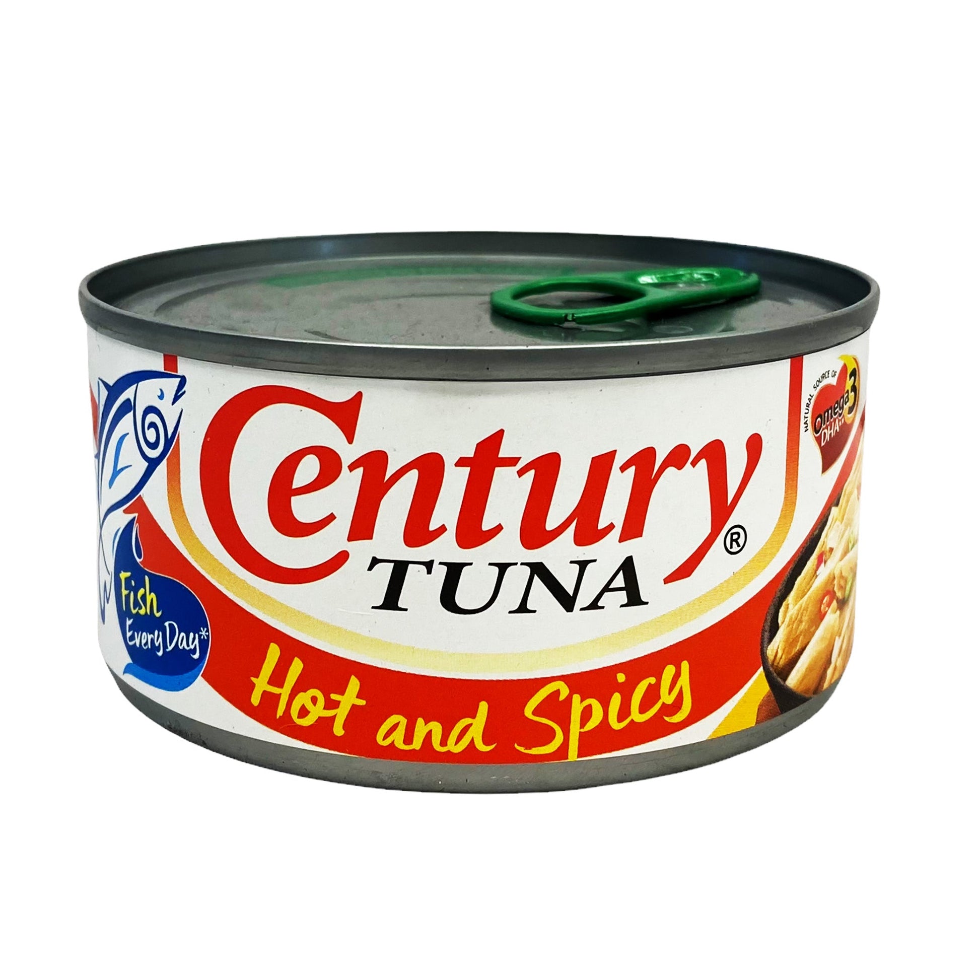 Front graphic image of Century Light Tuna - Hot & Spicy Style 6.35oz