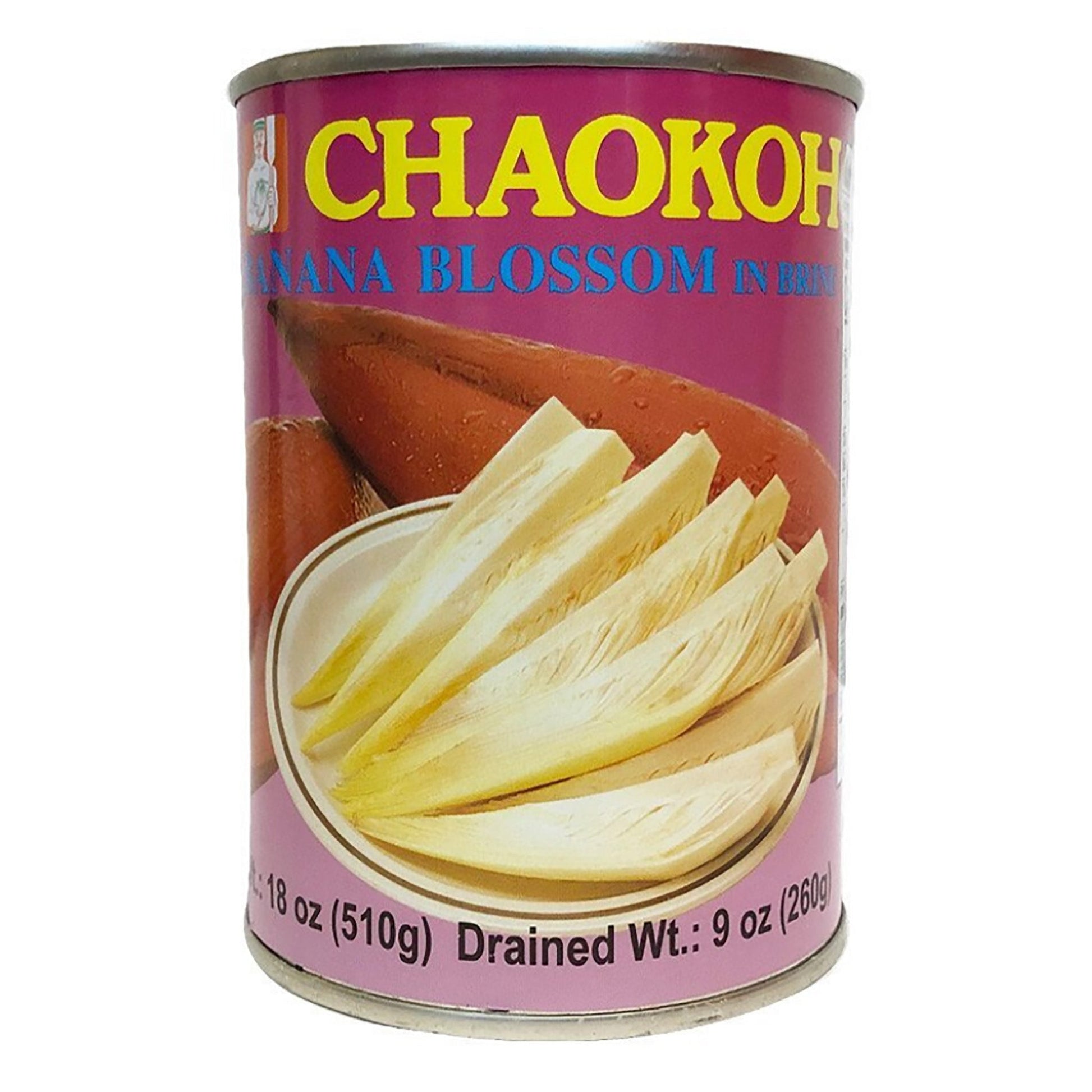Front graphic image of Chaokoh Banana Blossom In Brine 18oz