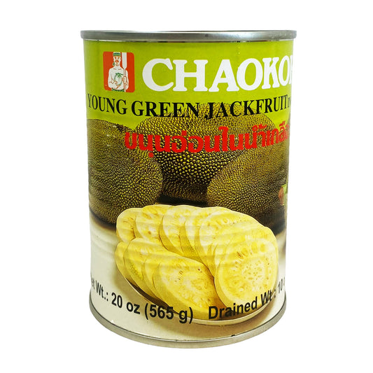 Front graphic view of Chaokoh Green Jackfruit 20oz