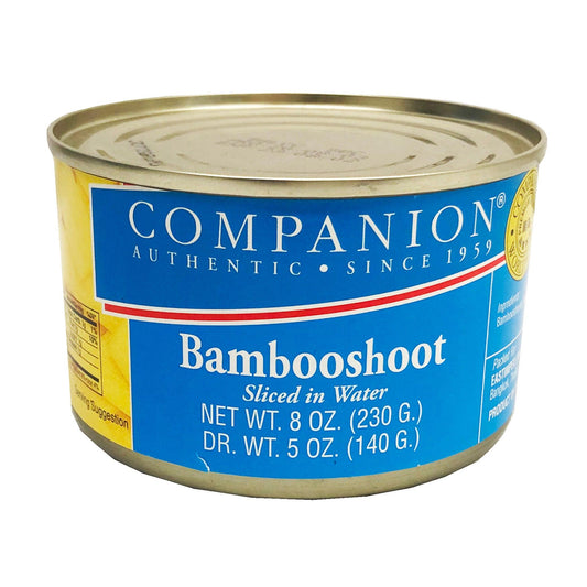 Front graphic image of Companion Bamboo Shoot Sliced in Water 8oz