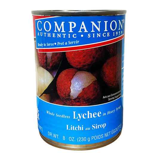 Front graphic image of Companion Lychee In Heavy Syrup 20oz - 良友 糖水荔枝 20oz