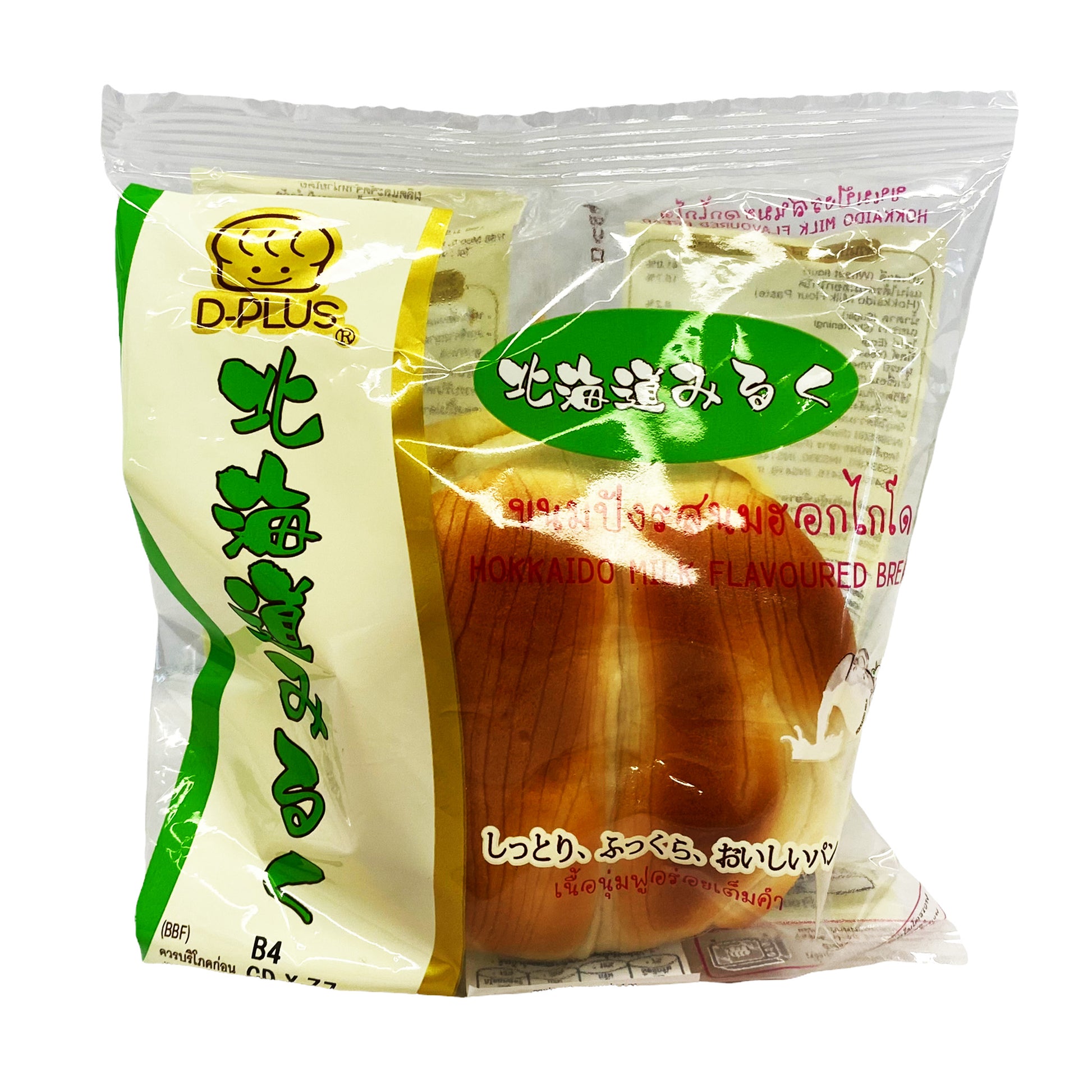 Front graphic image of D-Plus Baked Wheat Cake - Hokkaido Milk Flavor 2.64oz (75g)