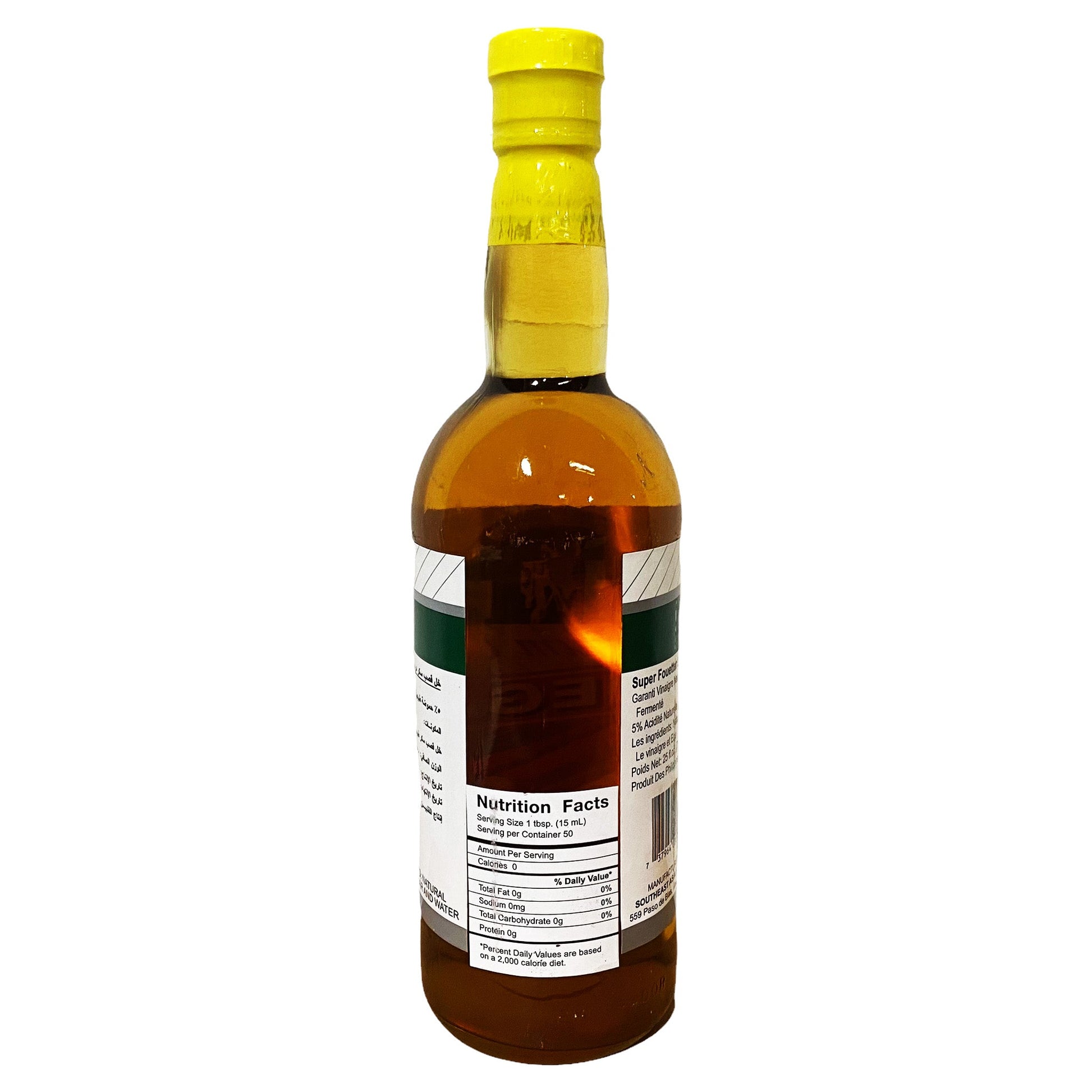 Back graphic image of Datu Puti Premium Cane Vinegar 25oz