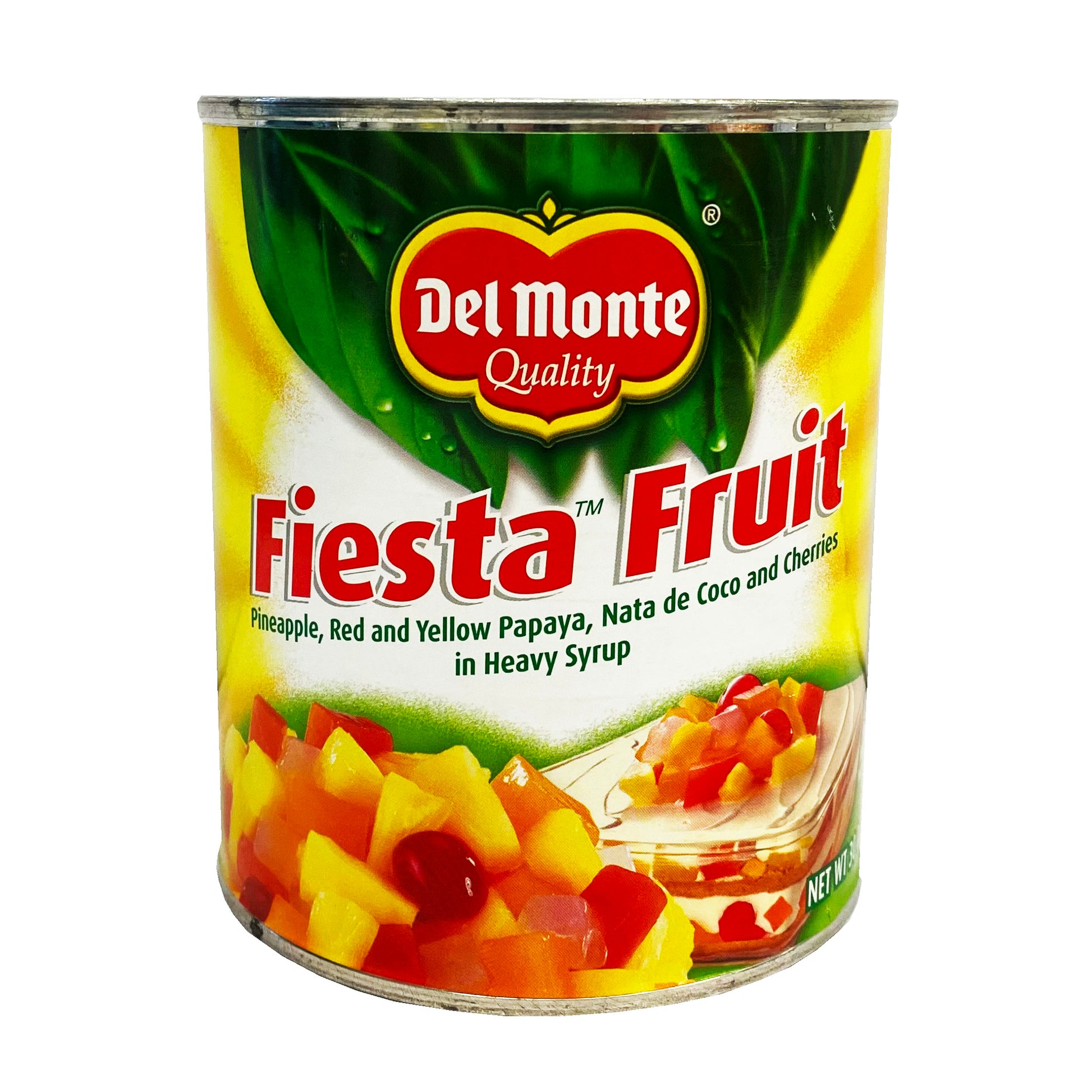 Front graphic image of Del Monte Fiesta Fruit Cocktail In Heavy Syrup 30oz