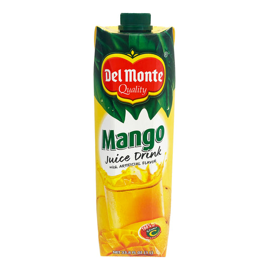 Front graphic image of Del Monte Juice Drink - Mango 33.8oz
