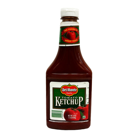 Front graphic image of Del Monte Tomato Ketchup 24oz (680g)