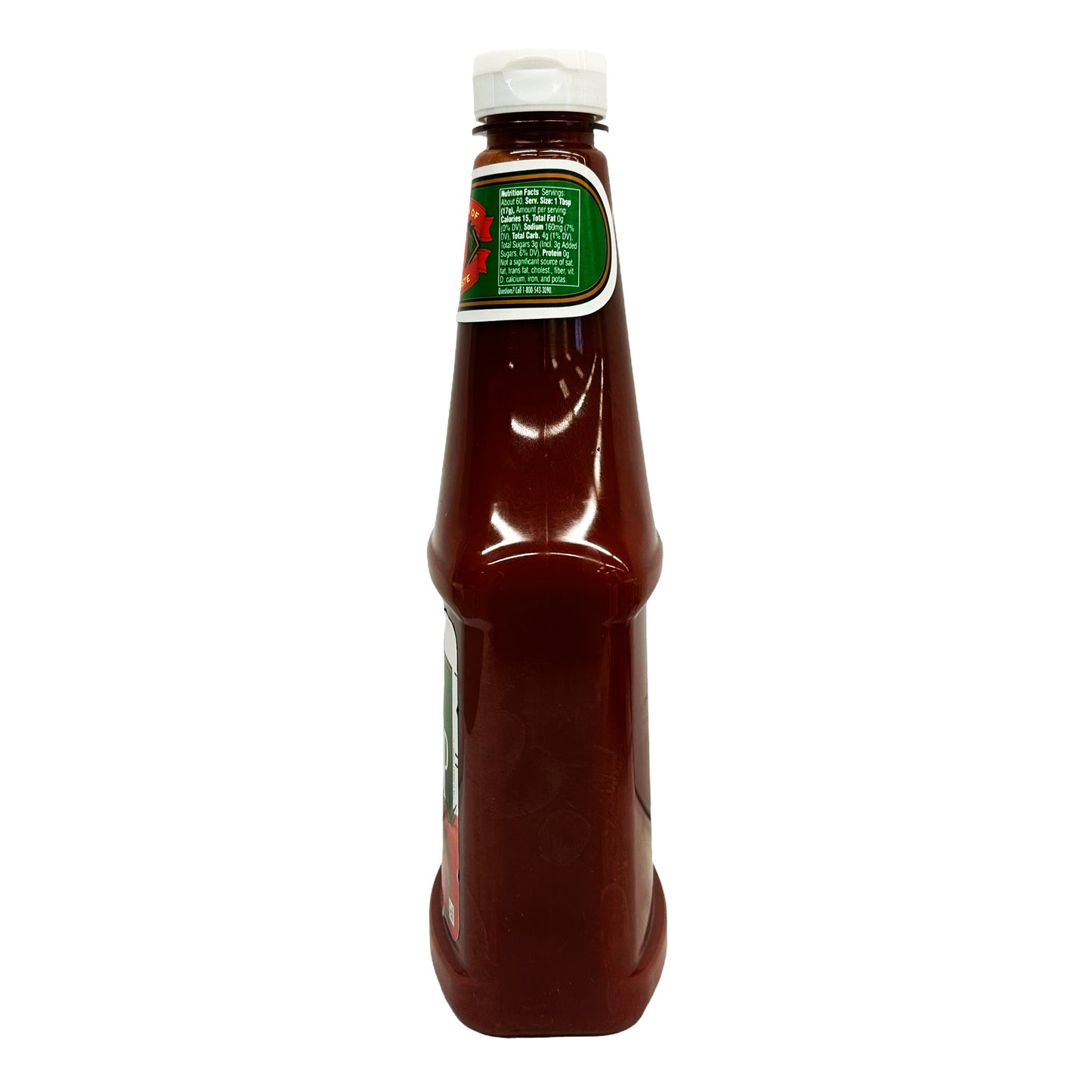 Side graphic image of Del Monte Tomato Ketchup 36oz (1.02kg)