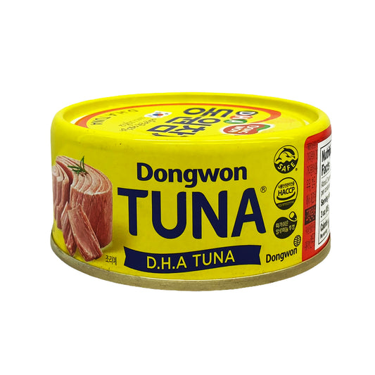 Front graphic image of Dong Won DHA Tuna 5.3oz (150g)