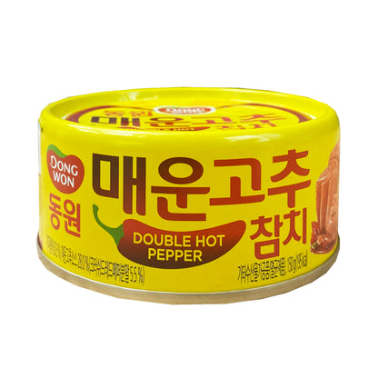 Front graphic image of Dong Won Tuna Double Hot Pepper 5.29oz