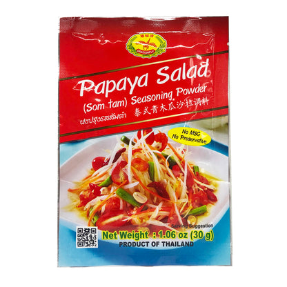 Front graphic image of Dragonfly Papaya Salad Som Tam Seasoning Powder 1.06oz