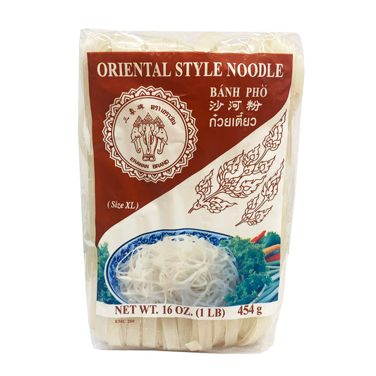 Front graphic image of Erawan Oriental Style Noodle Banh Pho - Extra Large 16oz