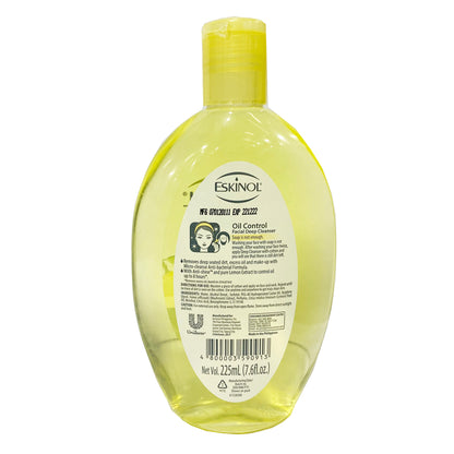 Back graphic view of Eskinol Oil Control Facial Deep Cleanser with Pure Lemon Extract 7.6oz