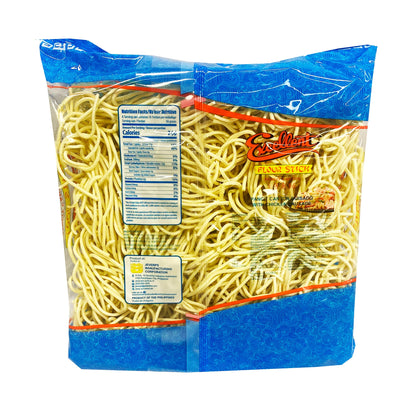 Back graphic image of Excellent Flour Stick Noodle - Pancit Canton 16oz