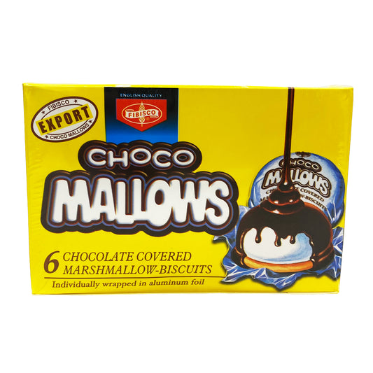 Front graphic image of Fibisco Choco Mallows 3.52oz