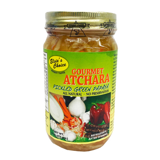 Front graphic image of Finest Taste Gourmet Pickled Green Papaya - Atchara 16oz