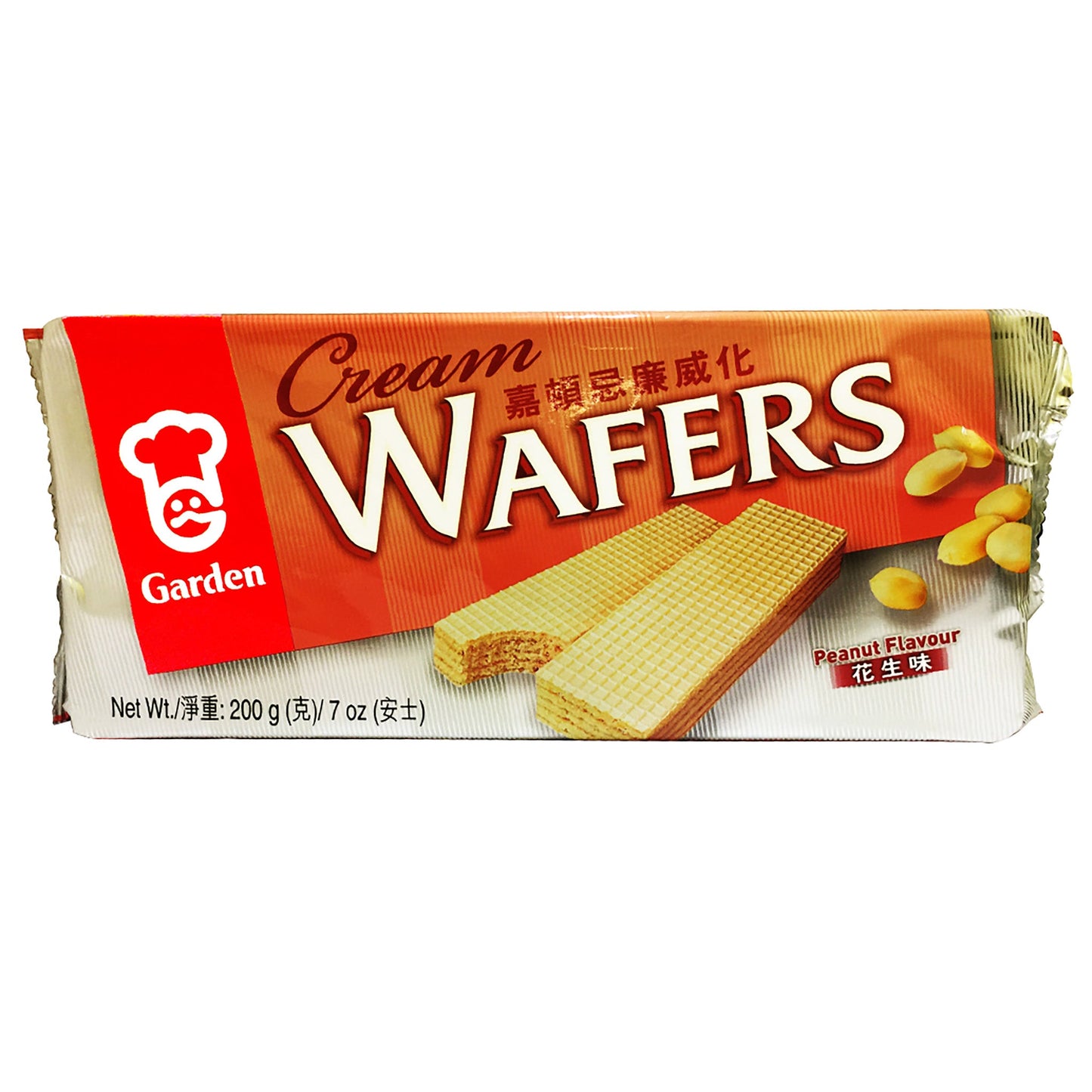Front graphic image of Garden Cream Wafers - Peanut 7oz