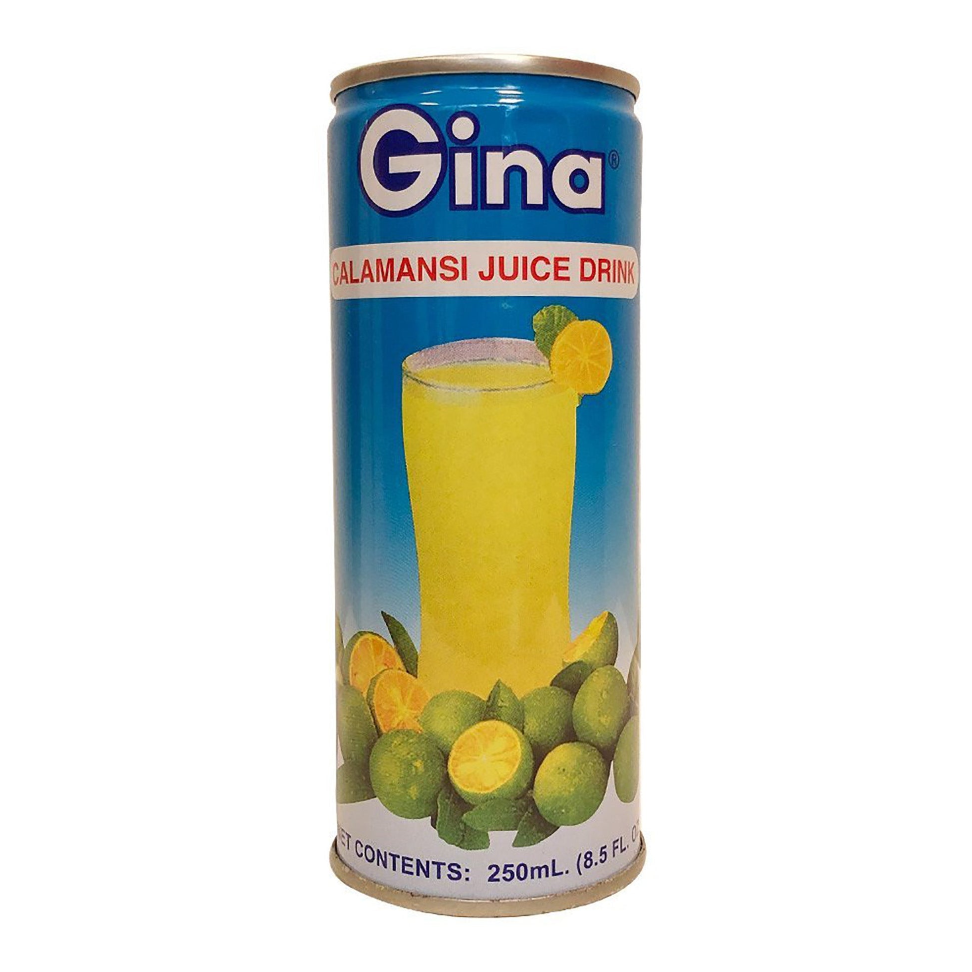 Front graphic image of Gina Juice Drink - Calamansi Flavor 8oz
