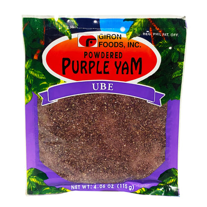 Front graphic image of Giron Powdered Purple Yam 4oz