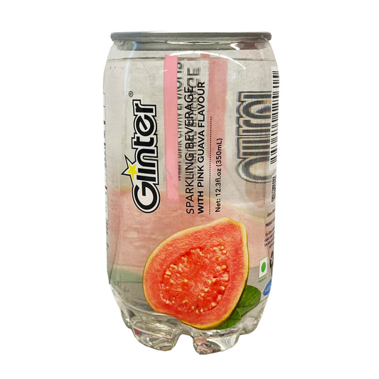 Front graphic image of Glinter Sparkling Water - Guava Flavor 12.3oz
