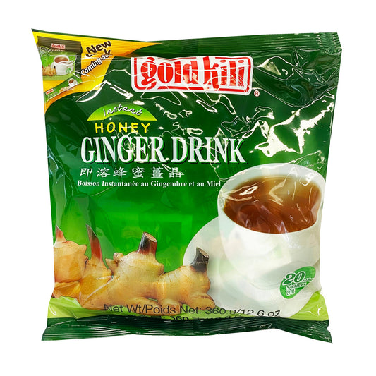 Front graphic image of Gold Kili Instant Ginger Drink - Family Pack 12.6oz