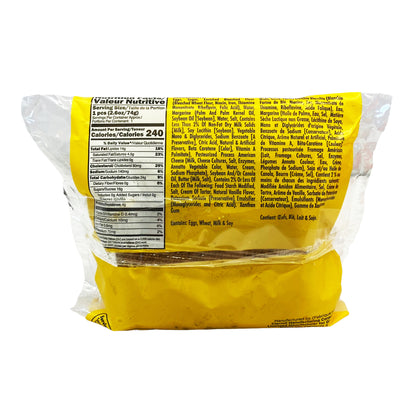 Back graphic image of Goldilocks Mamon - Cheese 2.6oz (74g)