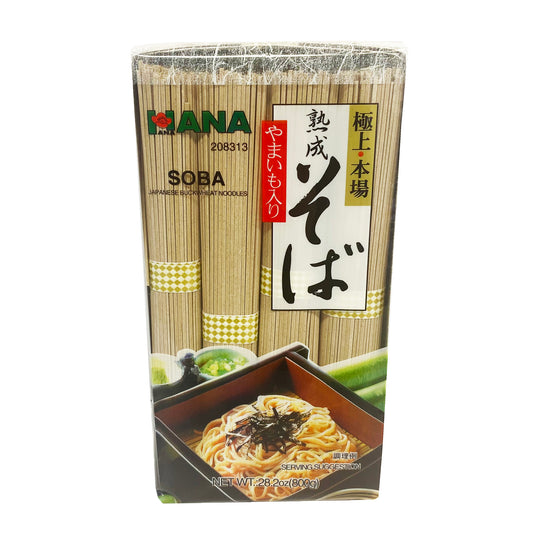 Front graphic image of Hana Buckwheat Noodles (Yamaimo Soba) 28.8oz