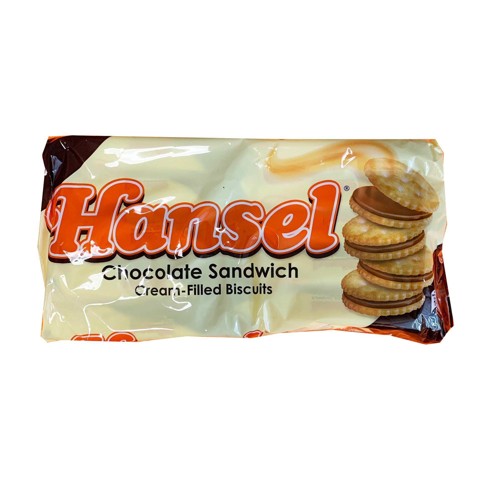 Front graphic image of Hansel Chocolate Sandwich 10.9oz