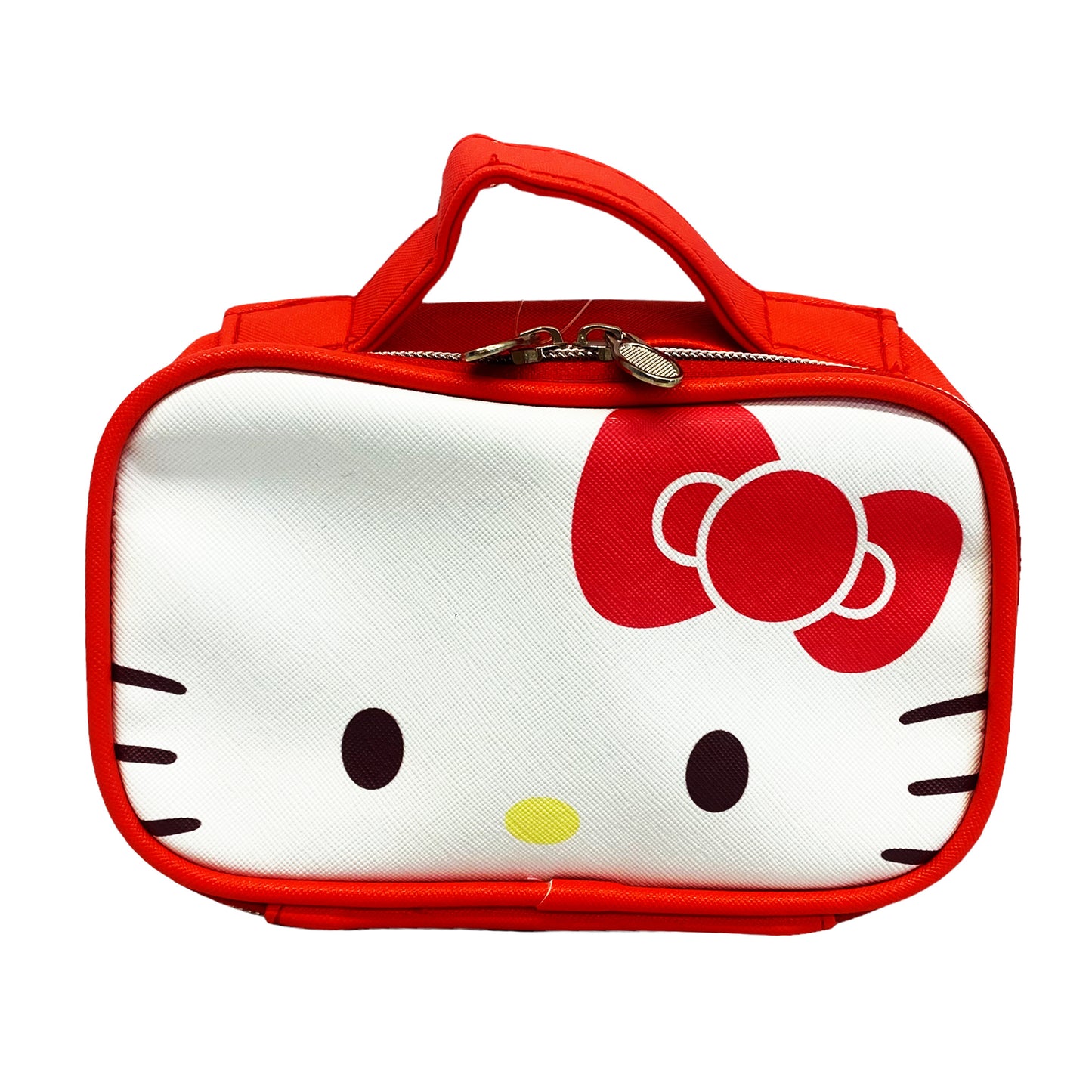Front graphic view of Hello Kitty Cosmetic Bag 7 X 4 Inches