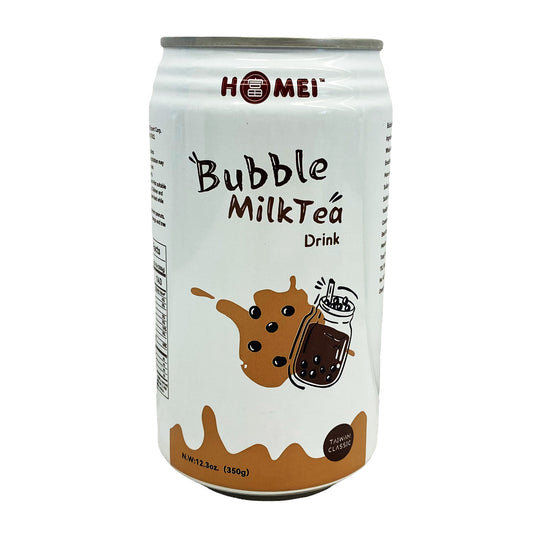 Front graphic image of Homei Classic Bubble Milk Tea Drink 12.3oz (350g) - 富牌 经典珍珠奶茶 12.3oz (350g)