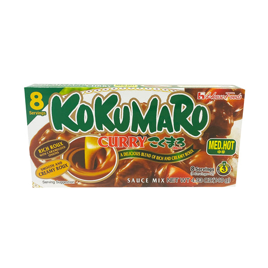 Front graphic image of House Foods Kokumaro Curry Sauce - Medium Hot Flavor 4.93oz