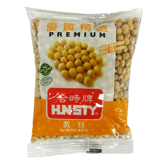 Front graphic image of Hunsty Soybeans 12oz