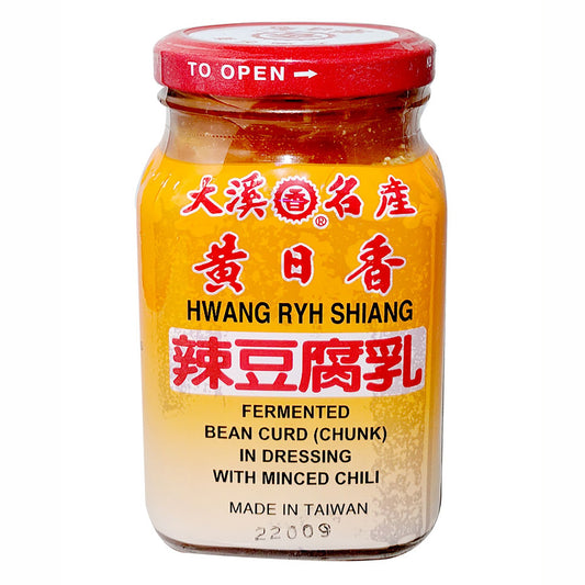 Front graphic image of Hwang Ryh Shiang Fermented Bean Curd - Spicy Flavor 10.5oz