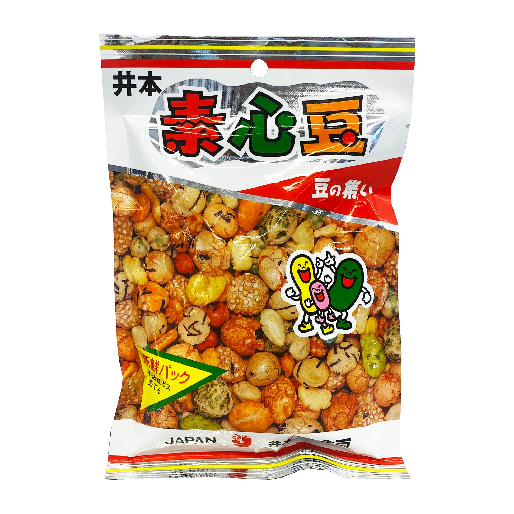 Front graphic image of Imoto Soshin Mame Bean Cracker 3.5oz
