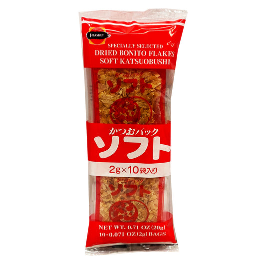 Front graphic image of J-Basket Dried Bonito Flakes 0.71oz (20g)