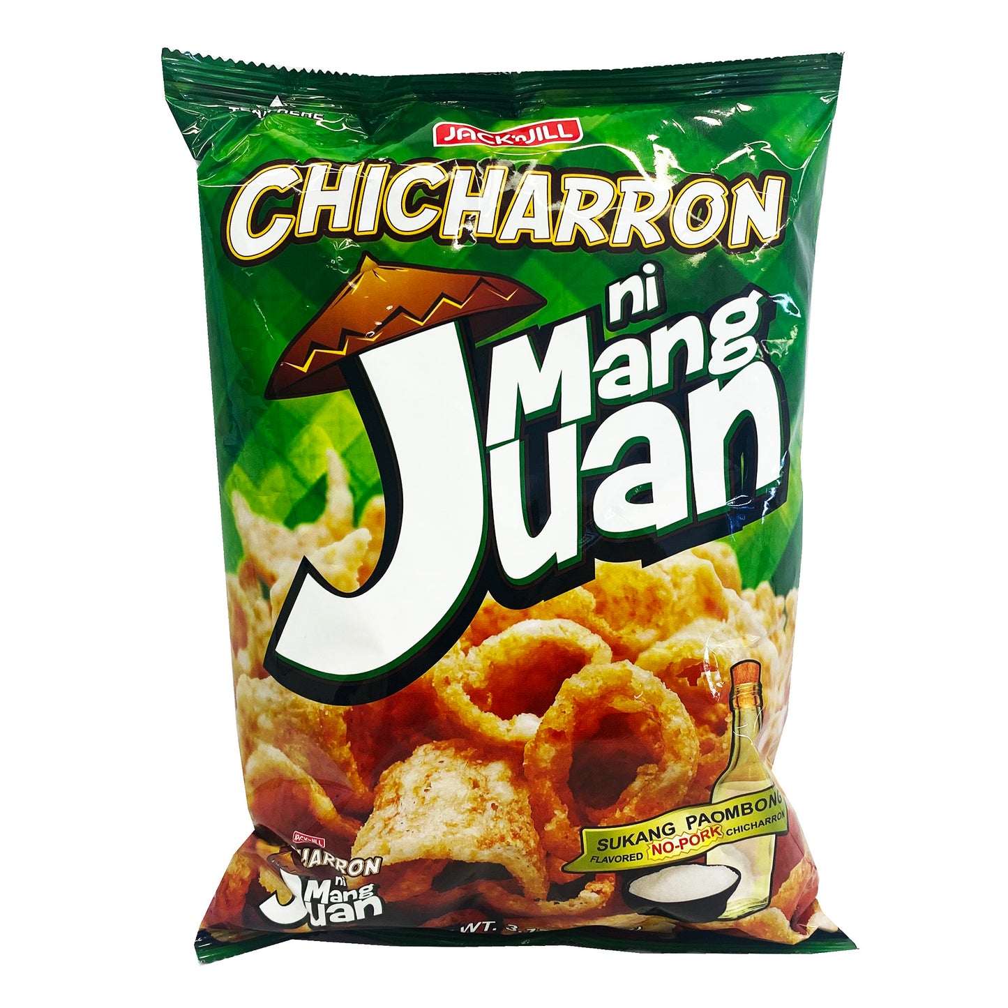 Front graphic image of Jack n' Jill Chicharon Ni Mang Juan Sukang Paombong 3.17oz