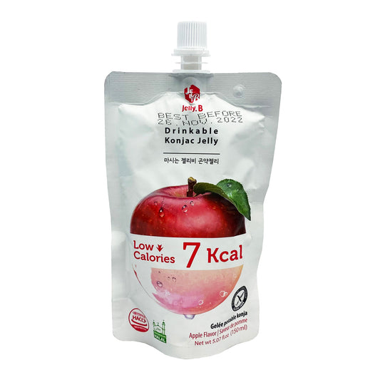 Front graphic image of Jelly.B Konjac Drink - Apple Flavor 5.07oz 