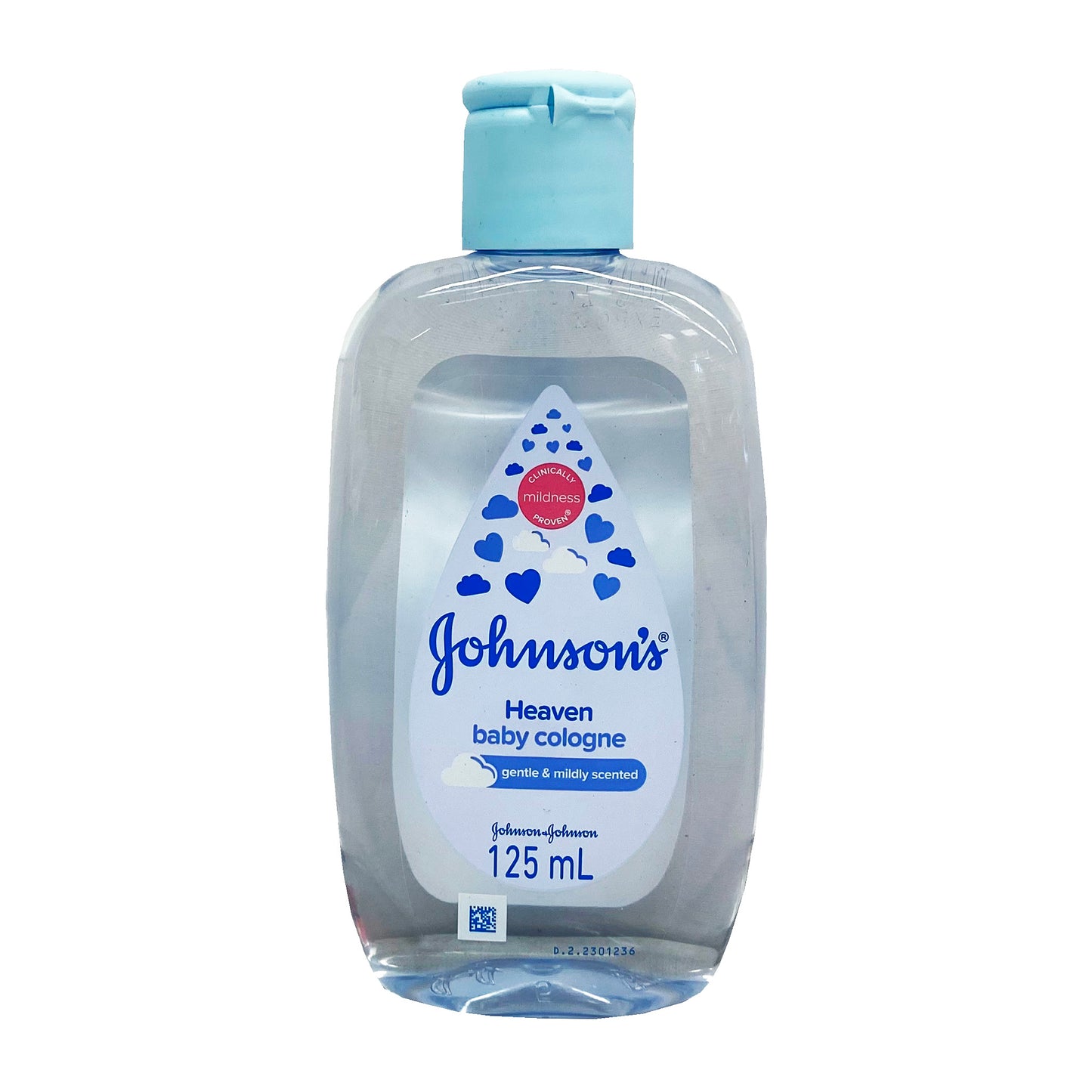 Front graphic view of Johnson's Baby Cologne - Heaven 4.22oz (125ml)