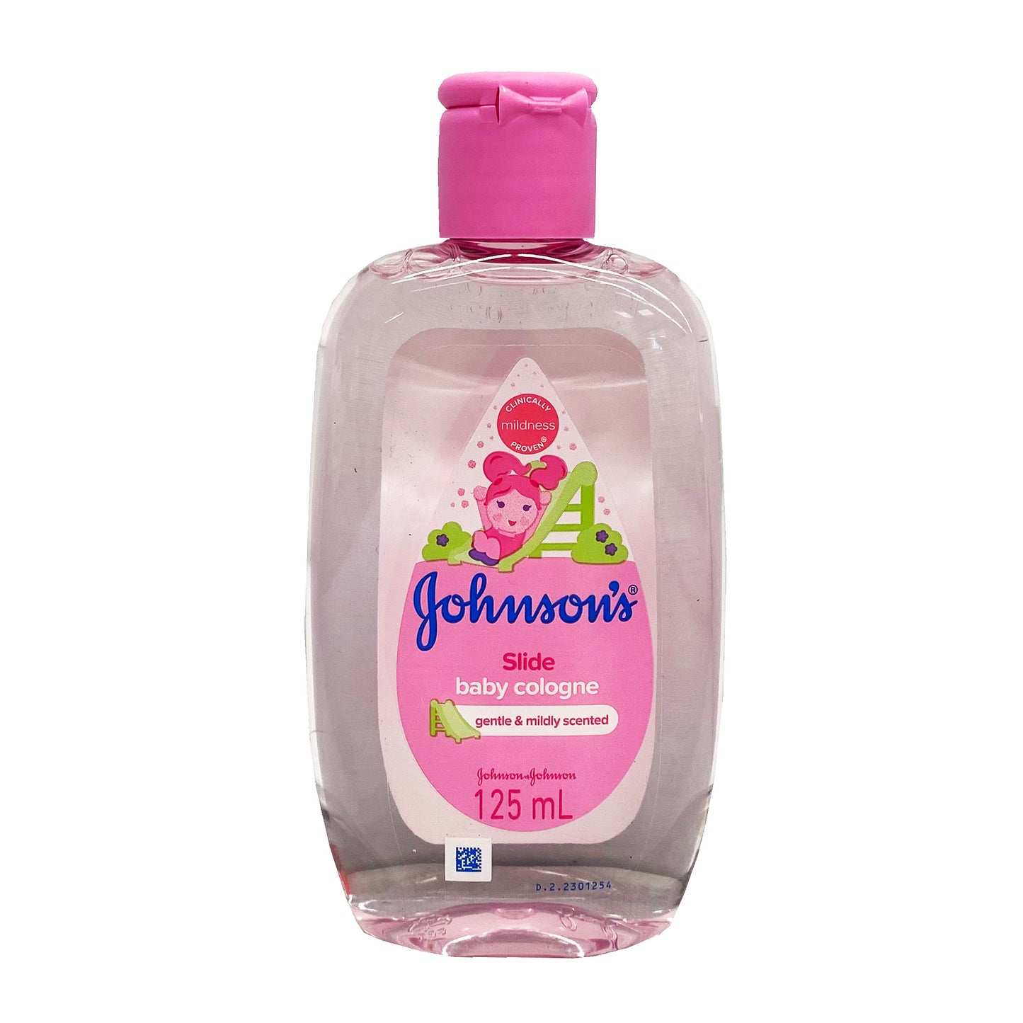 Front graphic view of Johnson's Baby Cologne - Slide 4.22oz (125ml)
