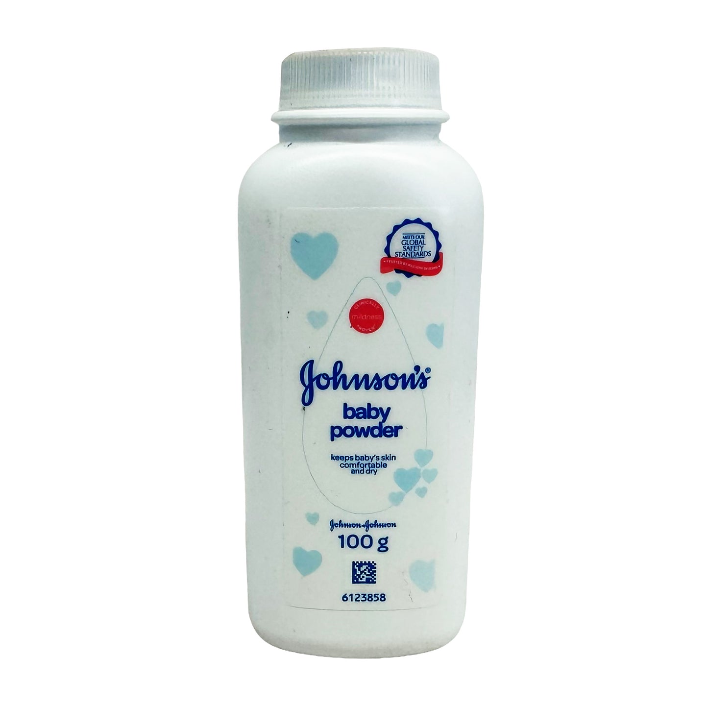 Front graphic image of Johnson's Baby Powder 3.52oz (100g)