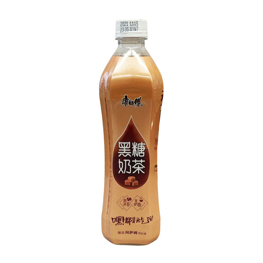 Front graphic image of KSF Brown Sugar Milk Tea Drink 16.9oz (500ml) - 康师傅 黑糖奶茶 16.9oz (500ml)