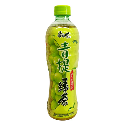 Front graphic image of KSF Green Grape Green Tea 16.9oz (500ml) - 康师傅 青提绿茶 16.9oz (500ml)