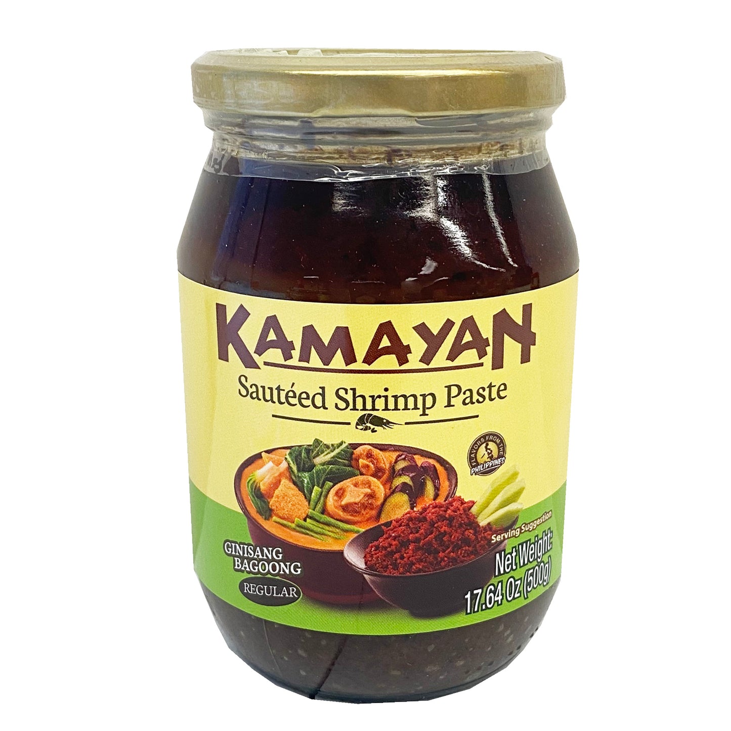 Front graphic image of Kamayan Sauteed Shrimp Paste - Ginisang Bagoong Regular 17oz