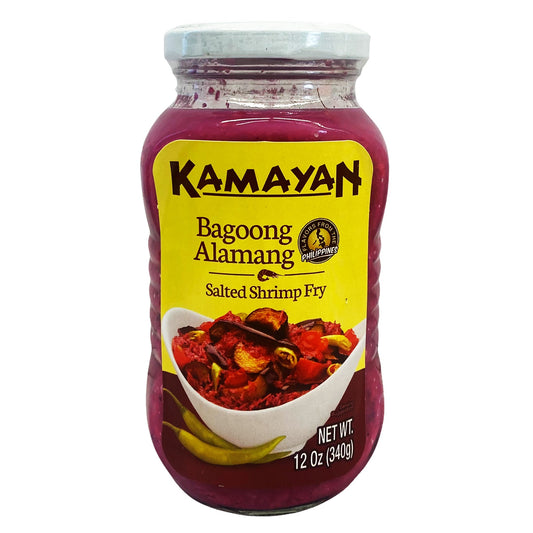 Front graphic image of Kamayan Salted Shrimp Fry - Bagoong Alamang 12oz