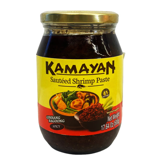 Front graphic image of Kamayan Sauteed Shrimp Paste - Ginisang Bagoong Spicy 17oz