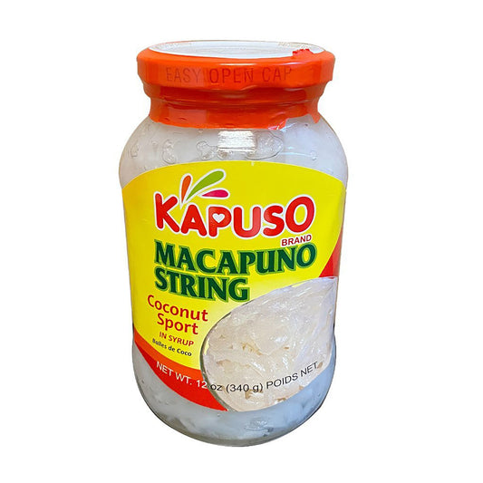 Front graphic image of Kapuso Coconut Sport In Syrup - Macapuno String 12oz