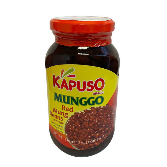 Front graphic image of Kapuso Red Mung Beans - Munggo 12oz