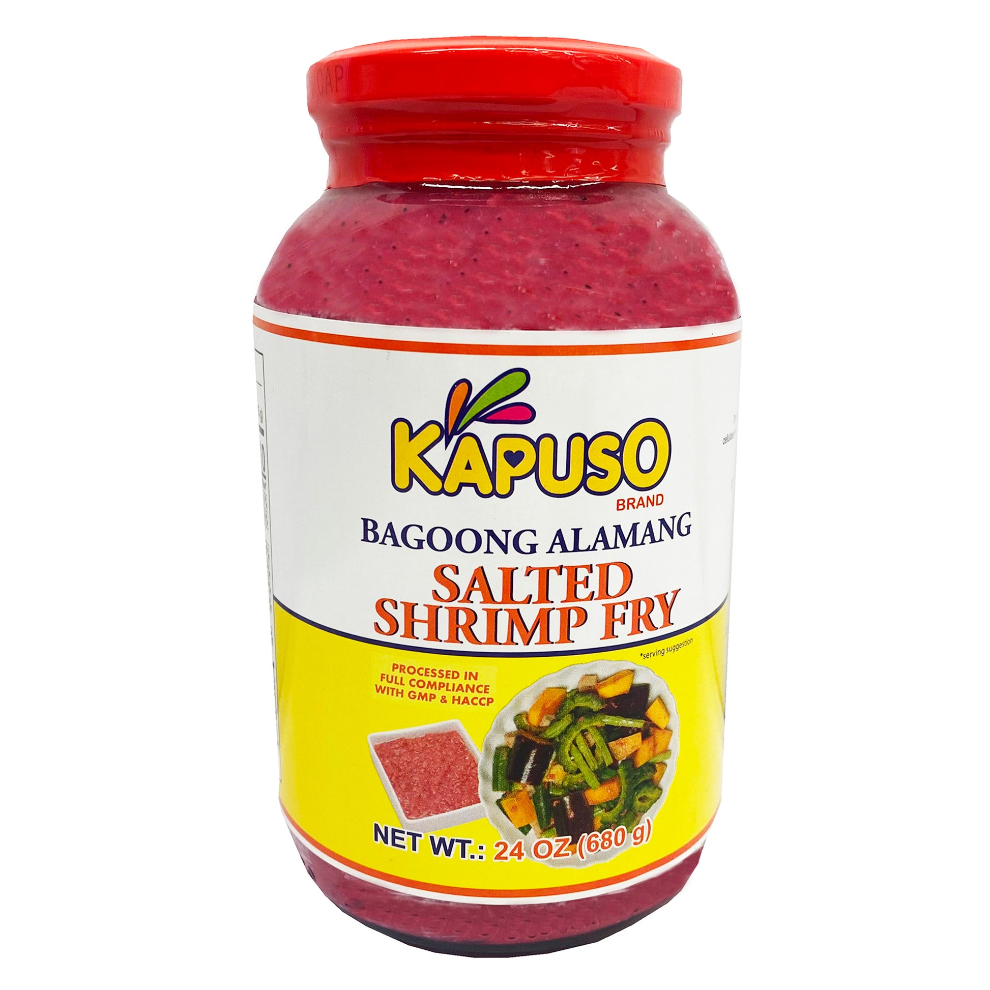 Front graphic image of Kapuso Salted Shrimp Fry - Bagoong Alamang 24oz