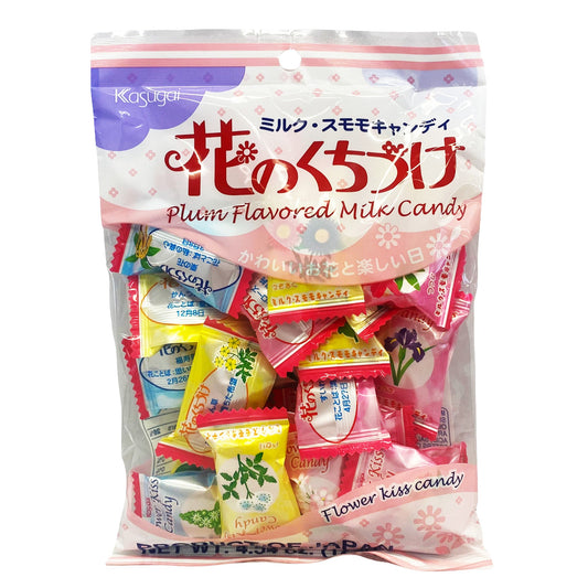 Front graphic image of Kasugai Flower Kiss Candy 4.54oz