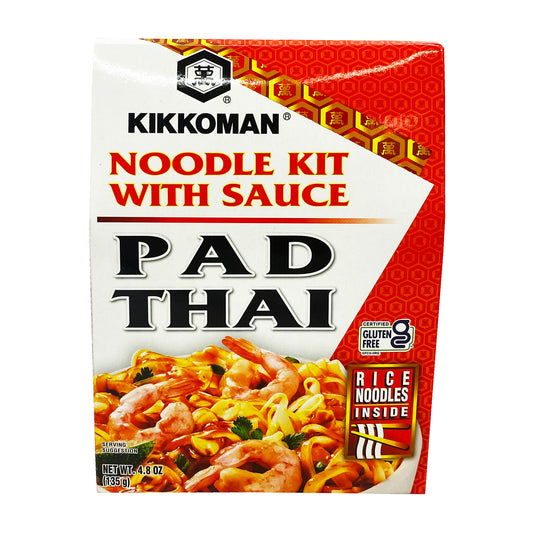Front graphic image of Kikkoman Noodle Kit with Sauce - Pad Thai 4.8oz