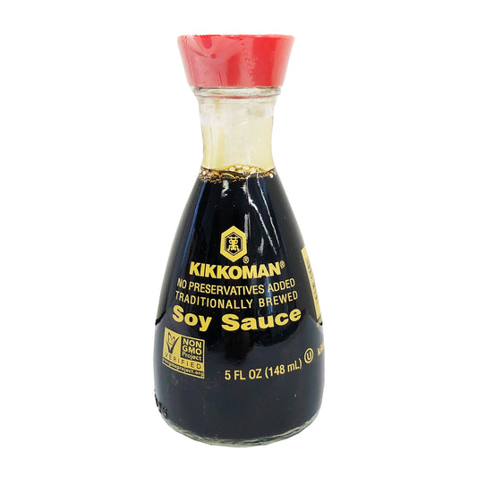 Front graphic image of Kikkoman Soy Sauce 5oz